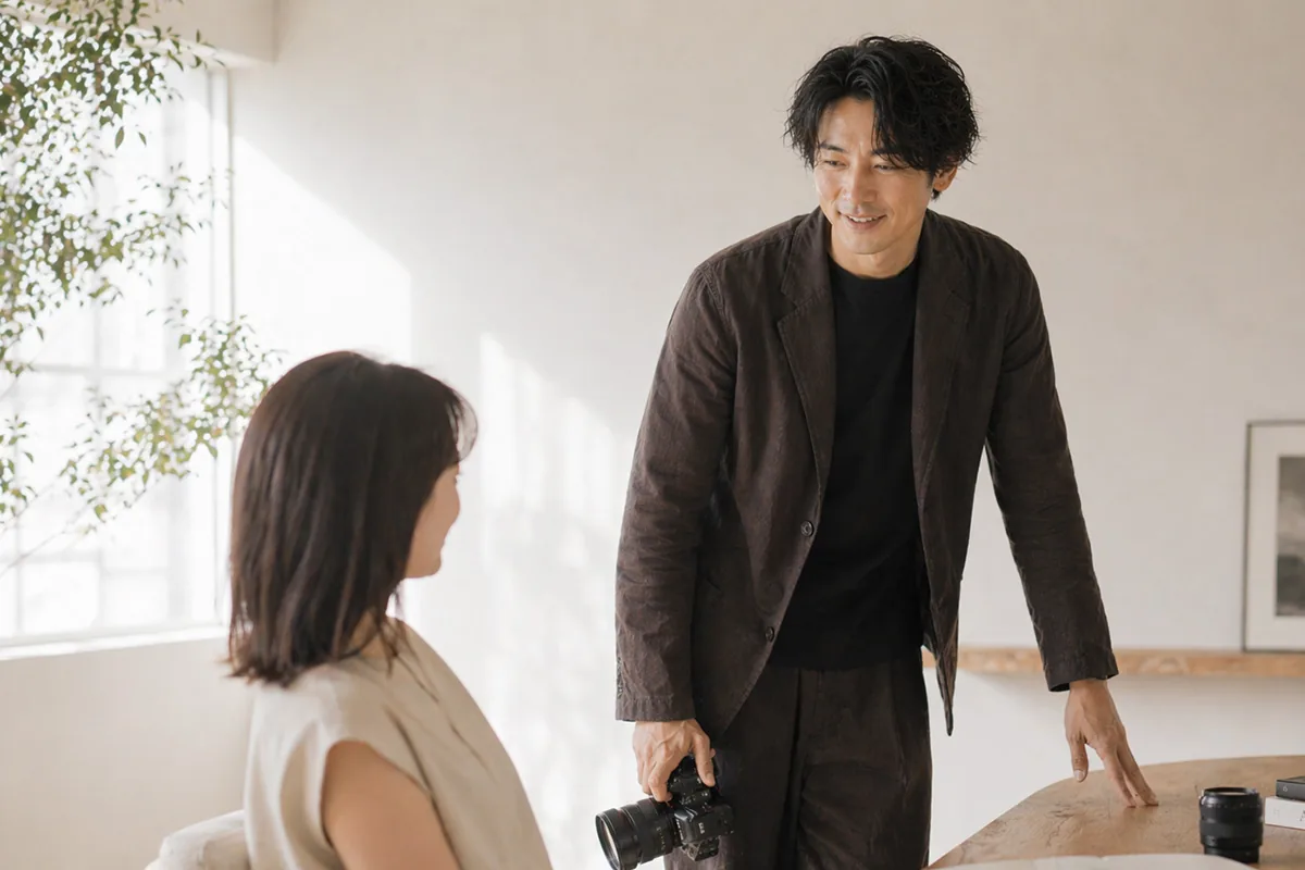 対話を大切にする撮影時間