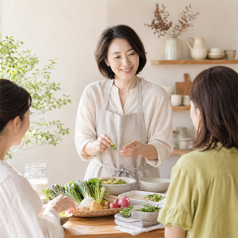 季節の料理教室のイメージ