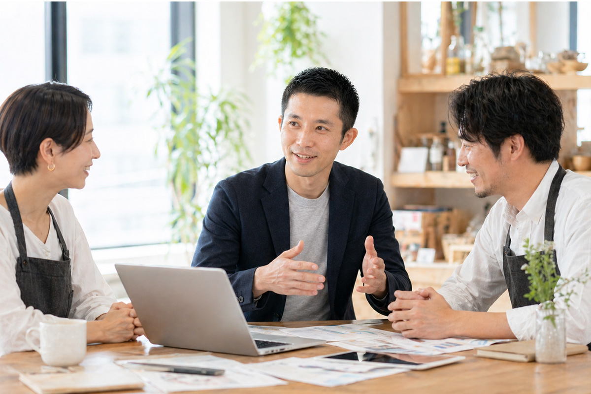 その人の歩みや想いに向き合う対話イメージ
